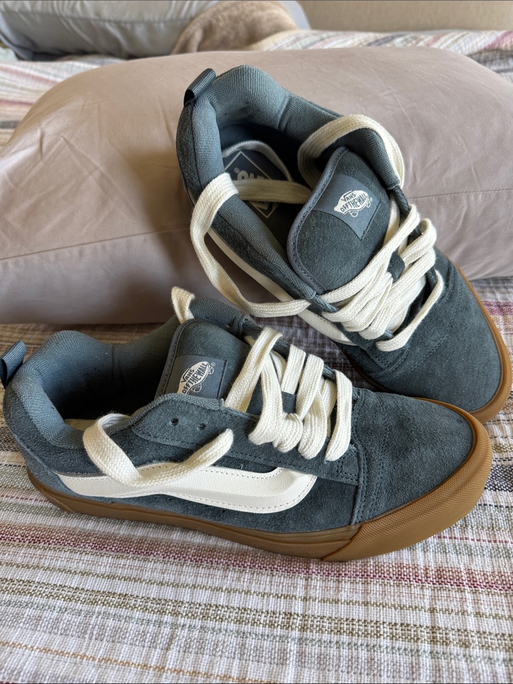 Vans Knu School Blue White Size 11